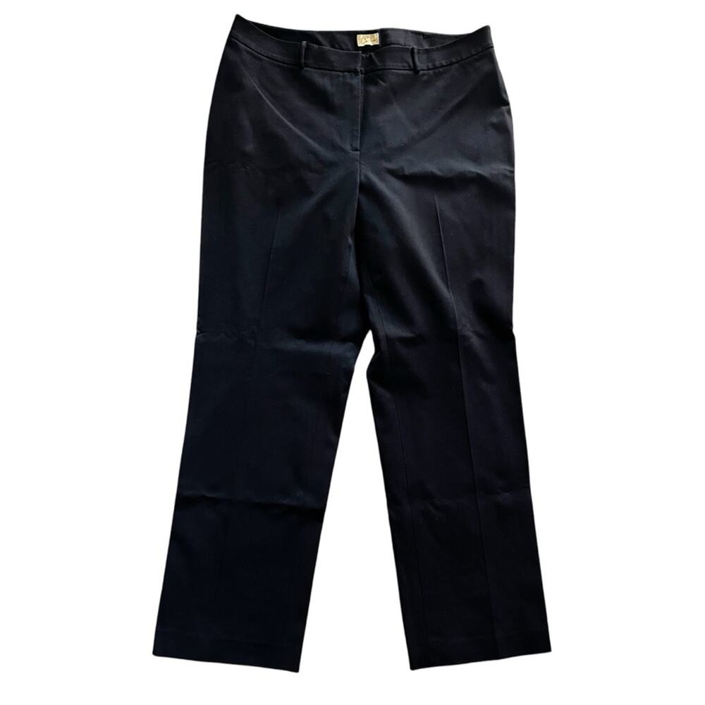 Caslon Black Stretch Dress Pants Trousers womens PETITE 14P petites work office